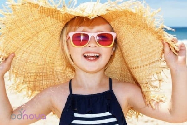 okulary przeciwsłoneczne dla dzieci, real kids, ochrona przed słońcem